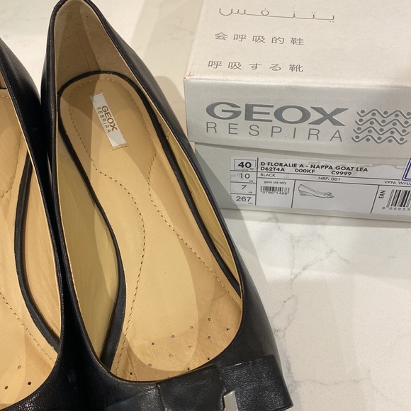 Geox Wedge Peep-Toe Shoes - NEW - Picture 7 of 7